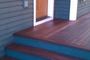 Stained Ipe deck Stained Ipe deck