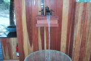 Custom tub faucet