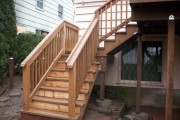 Pressure treated deck