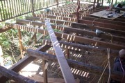 Rotten beams Replacing the rotten beams