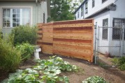 Cedar garden fence Cedar garden fence