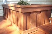 Cedar flower box Cedar flower box