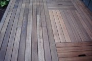 Ipe decking before staining Ipe decking before staining