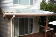 Corrugated metal roof
