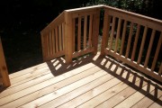 cedar deck and railing