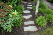natural stepping stones Stone pathway